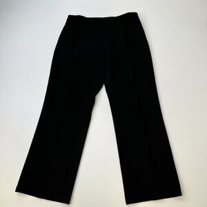 Eileen Fisher Pant Women Small Petite Wool Mid Zip 30x27 Stretch System Core Go